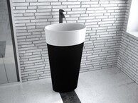 Раковина для підлоги Besco Uniqa Black & White
