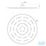 чертеж Верхний душ Jaquar Maze OHS-CHR-1633