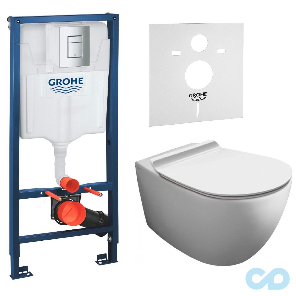 Инсталляция Grohe Rapid SL 38772001 c подвесным унитазом Simas Vignoni ...