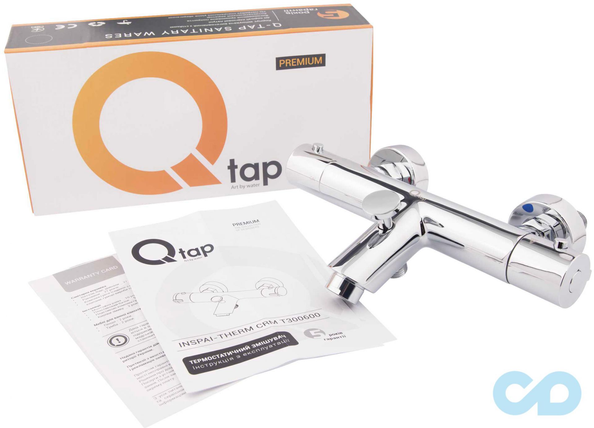ціна Термостат для ванни Q-tap ​​Inspai Therm T300600