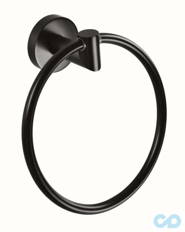 Кольцо для полотенец Bemeta Dark 104204060 черное