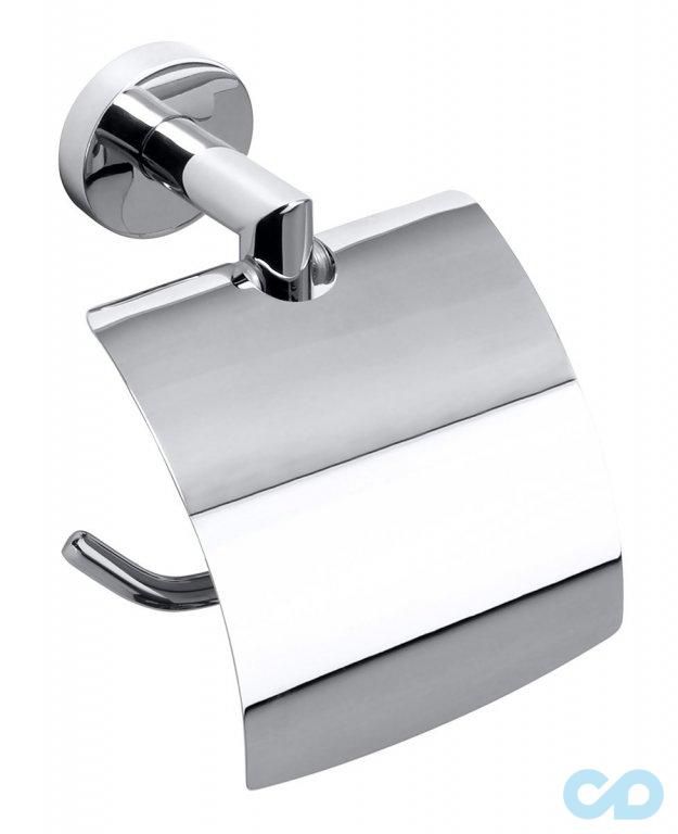 Держатель туалетной бумаги Bemeta Omega 104212012 хром с крышкой