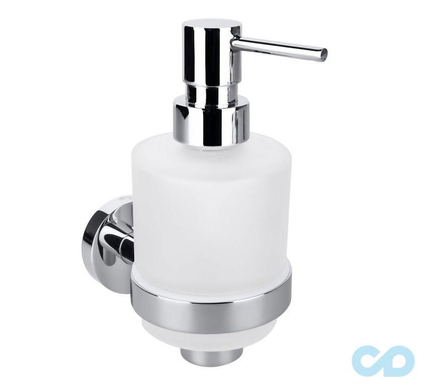 купить Дозатор для жидкого мыла Bemeta Omega 104109182 хром с магнитной мыльницей