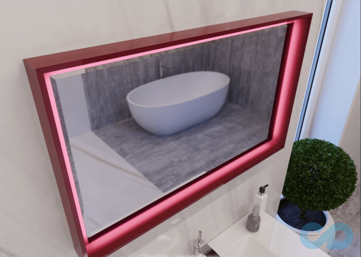Зеркальная панель Botticelli Sequetto TrM-100 бордовая цена