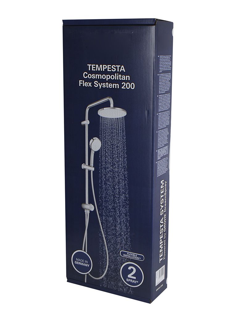 Душевая система Grohe Tempesta Cosmopolitan System 27394002 + Термостат для ванны Hansgrohe Ecostat 13114000 купить