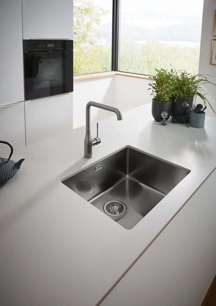 фото Кухонная мойка Grohe EX Sink + Кухонный смеситель Grohe Minta (31574AL0 + 32168000) 31574AL032168000