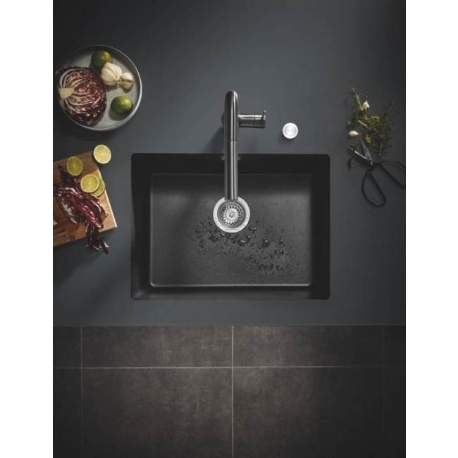 Мийка для кухні Grohe Granite Black 31654AP0 купити