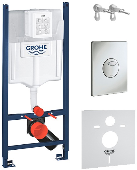 Комплект инсталляции для унитаза Grohe Rapid SL 4в1 38862P0A