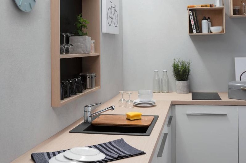 купити Мийка для кухні hansgrohe S51 S510-F450, Concrete Grey 43312380