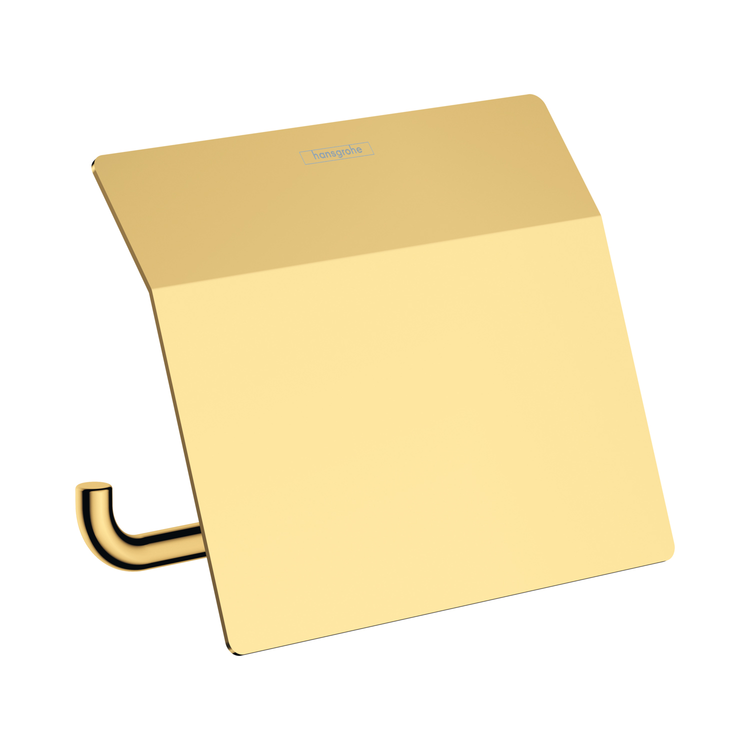 Держатель туалетной бумаги с крышкой hansgrohe AddStoris 41753990 золото