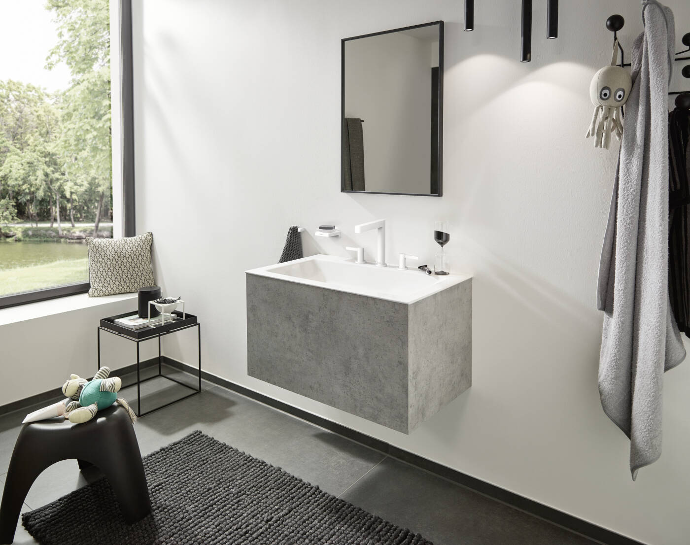 купити Мильниця hansgrohe AddStoris 41746700 білий матовий / скло матове