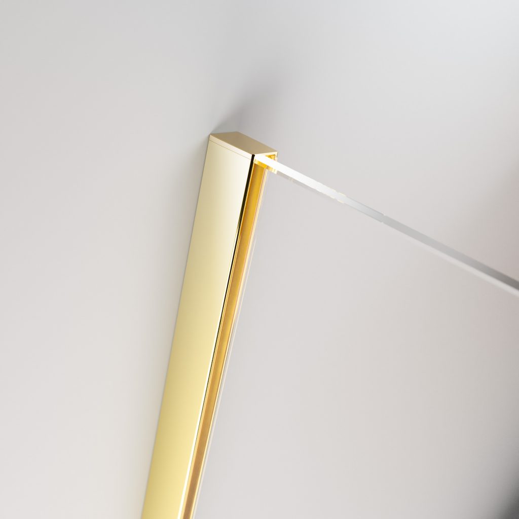 фото Раздвижная шторка для ванны Radaway Furo Gold PND II 100L 10109538-09-01L, 10112494-01-01