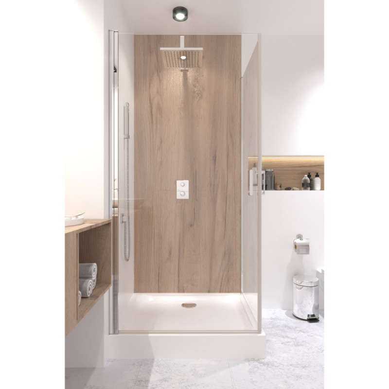 Душова кабіна Qtap Gemini Clear 100x80 см на дрібному піддоні Unisquare GEMCRM1018RC6UNIR301815 купити