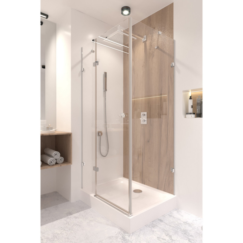 Душевая кабина Qtap Capricorn Clear 100x80 см на мелком поддоне Unirect CAPCRM1018RC6UNIR301815 купить