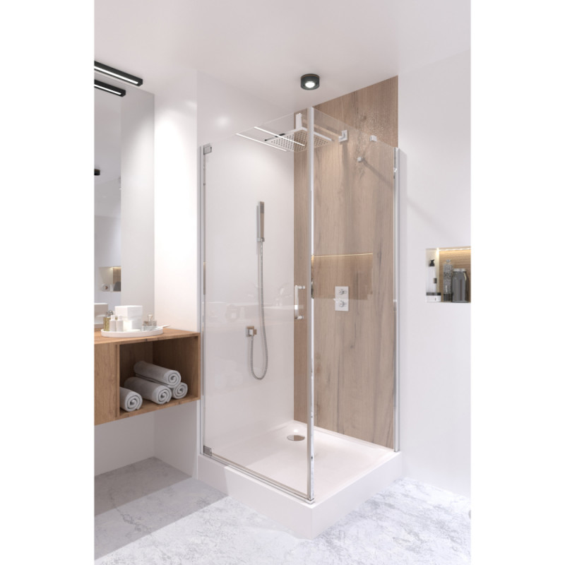 цена Душевая кабина Qtap Aquarius Clear 90x90 см на мелком поддоне Unisquare AQUACRM1099SC6UNIS309915