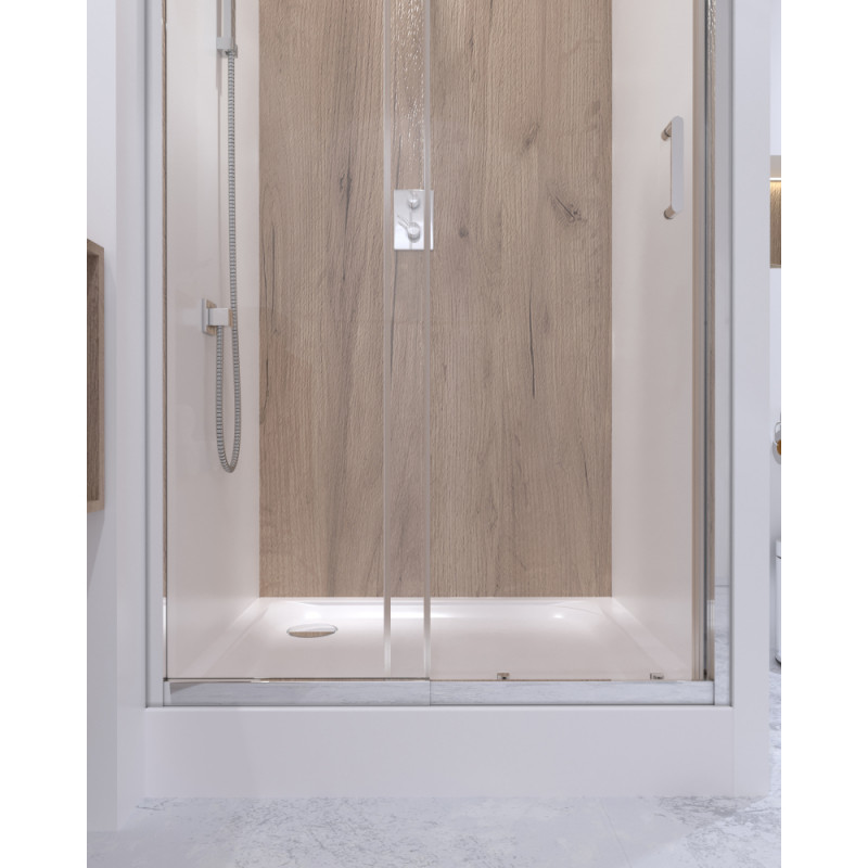 Набор дверь в нишу Qtap Taurus 80 см с поддоном Unisquare TAUCRM20111C6UNIR301815 цена