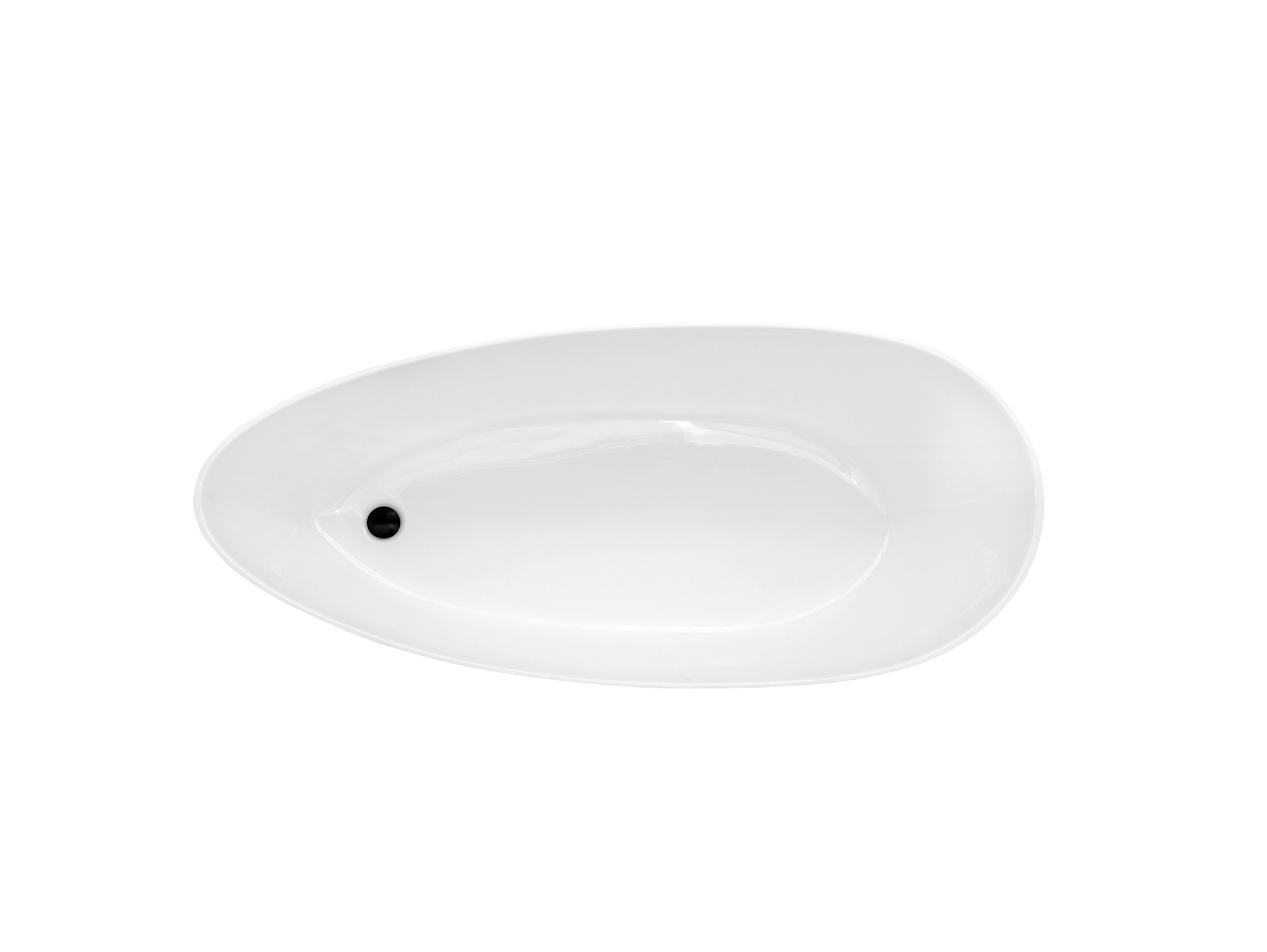 купити Ванна окремостояча Besco Goya Black & White 160х68 см NAVARA33544