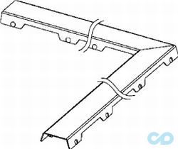 чертеж Решётка канала TECEdrainline steel II 611082
