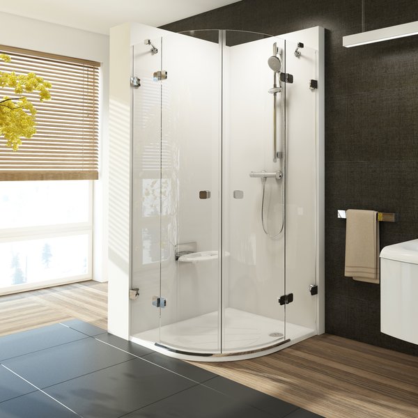 цена Набор металлических деталей для душевых кабин Ravak Brilliant B-SET BSRV4, BSKK4-80, 90 хром D01000A073