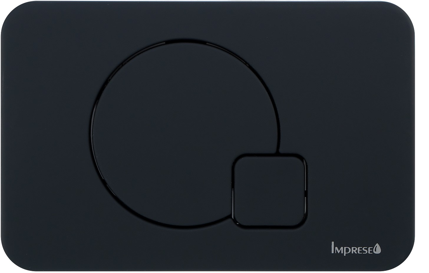 Кнопка змиву Imprese i7115PB soft-touch чорний