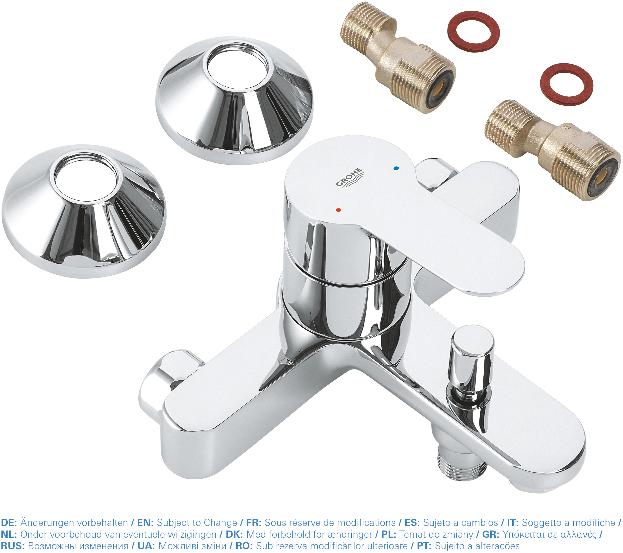 цена Набор смесителей для ванны Grohe BauEdge 123367ME