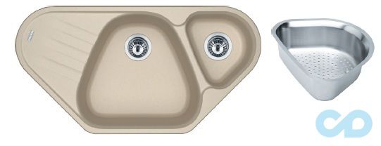 кухонная мойка franke antea azg 222 бежевая купить