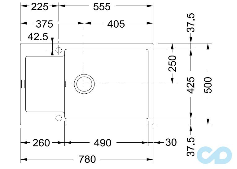 размеры кухонная мойка franke maris mrg xl 920 оникс