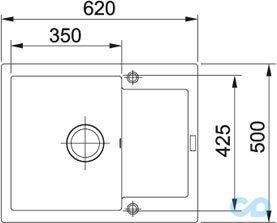 купить кухонная мойка franke maris mrg 005 миндаль
