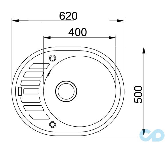 размеры кухонная мойка franke ronda rog 072 оникс