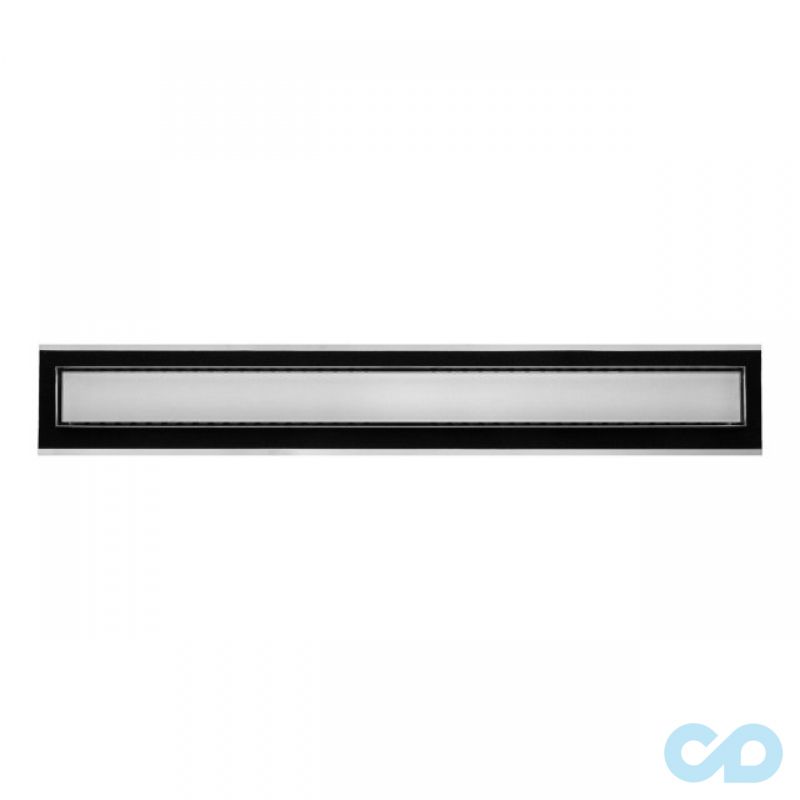 Дренажный канал Inox Style Supra-line Classic 485 мм решетка из белого (или черного) стекла L48507 цена