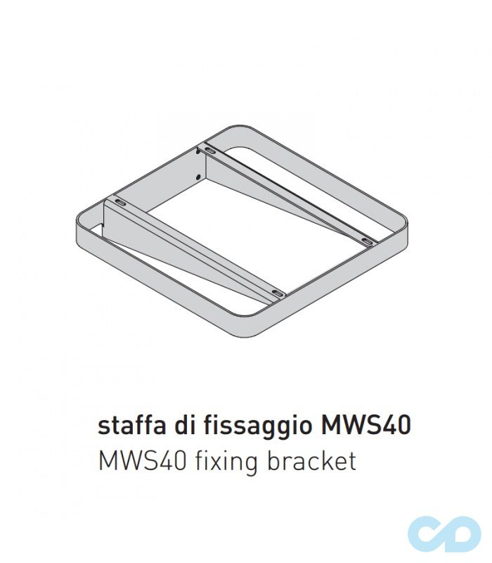 ціна Кронштейн-тримач для раковини Flaminia Miniwash MWS40 хром