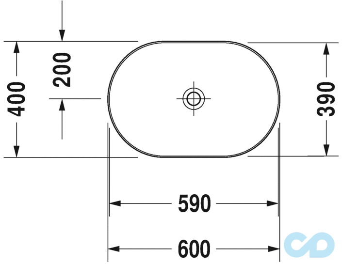 технічна схема Тумба з умивальником і кам'яною стільницею Duravit Luv LU9562B, 037960, LU9467B