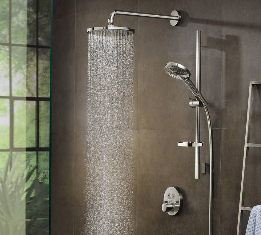 Душевая система Hansgrohe Showerpipe Raindance Select S 2729700S PowderRain