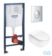 Инсталляция Grohe Rapid SL 38721001 c подвесным унитазом Flaminia App AP118G