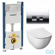 Інсталяція Geberit Duofix 458.168.21.1 з підвісним унітазом Jika Mio H8207140000001