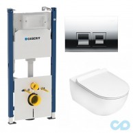 Інсталяція Geberit Duofix 458.168.21.1 c підвісним унітазом Flaminia App AP118G