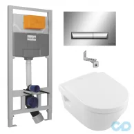 Инсталляция для унитаза Imprese 3в1 i8120 с подвесным унитазом Villeroy & Boch Omnia Architectura 5684HR01