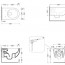 техническая схема Инсталляция Geberit Duofix 458.178.21.1 c подвесным унитазом Flaminia App AP118G