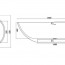 чертеж Ванна отдельностоящая Badeloft BW-01-XL