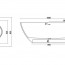 чертеж Ванна отдельностоящая Badeloft BW-05-L