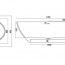 чертеж Ванна отдельностоящая Badeloft BW-05-XL