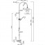 чертеж Душевая система Giulini Londra 7200WC-S/CR