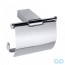 Тримач туалетного паперу Bemeta Via 135012012 хром з кришкою