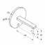 чертеж Электронный смеситель для раковины Kludi Zenta E 3850305 скрытого монтажа хром