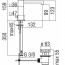 чертеж Смеситель для раковины Nobili Mia MI102118/1CR