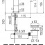 чертеж Смеситель для раковины Nobili Loop LP90118/1CR