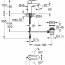 техническая схема Душевая система Grohe BauClassic 26699000 + Смеситель для раковины Grohe BauEdge 23328000