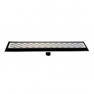 Душовою канал Inox Style Supra-Line Classic з вставкою "Прямокутники" L108502