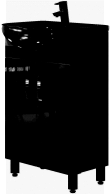 Тумба Ювента Trento Trn-55 с раковиной Стиль-55 4820142276530