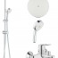 Душова система Grohe Tempesta Cosmopolitan System 200 27394002 + Змішувач для ванни Grohe BauLoop 23341000